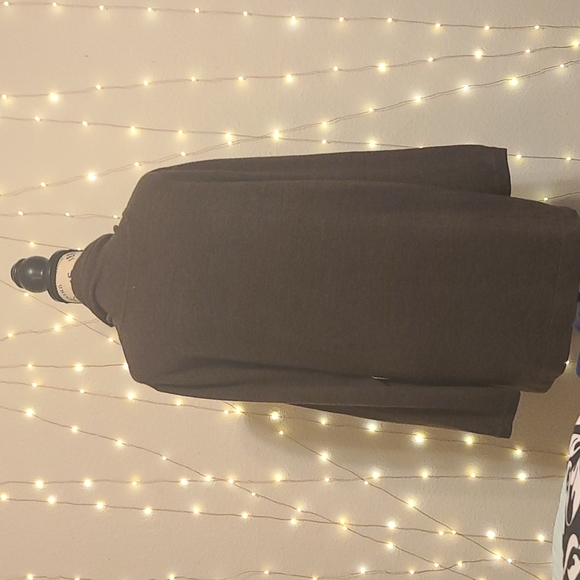 Brown Turtle Neck Plus Size Sweater 2x - Picture 3 of 3